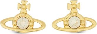 Vivienne Westwood Accessoires, Dames, Geel, ONE Size, Nano Solitaire Oorbellen