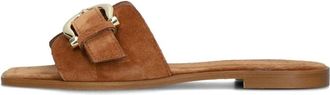 Omoda Schoenen, Dames, Bruin, 41 EU, Cognac Slippers X Iris - Oller