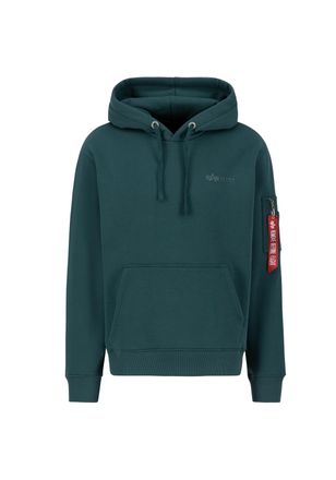 Alpha Industries Hoodie ALPHA INDUSTRIES Air Force Hoodie, Herren, Gr. M, gr&uuml;n (force gr&uuml;n), Obermaterial: 80% Baumwolle, 20% Polyester, regular fit, Sweatshirts Hoodi