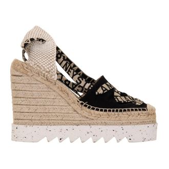 Stella McCartney Sandalia con cu&ntilde;a - Shoes - Mujer - Negro - 36 EU