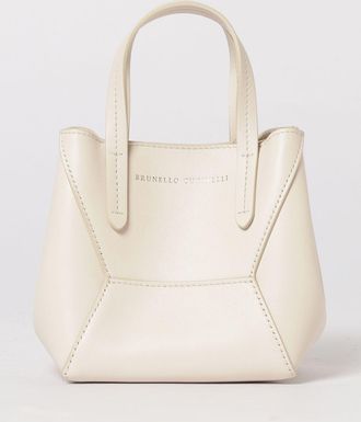 Brunello Cucinelli Borsa BC Duo in pelle di vitello mini Brunello Cucinelli