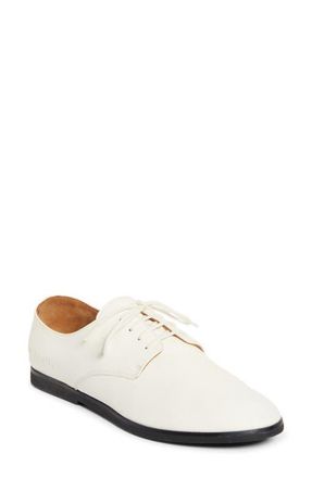 Common Projects Soft Plain Toe Derby in 4102 Off White at Nordstrom, Size 10Us