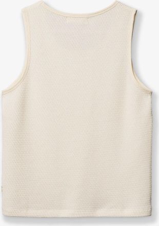 Woodbird Mens Tank Top Wblung Viscose Beige Polyester T-Shirts And Polos