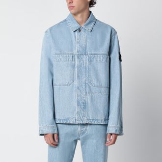 Stone Island Coach jacket Indigo Denim Raw blu
