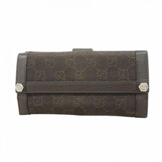 Gucci Brown Long Wallet (Bi-Fold) (Pre-Owned)