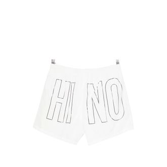 Moschino Logo-print Drawstring Swim Shorts