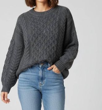 27 Miles Malibu Inessa Knit Sweater In Gravel