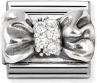 Nomination Womens Composable Classic Links In Silver Bow
