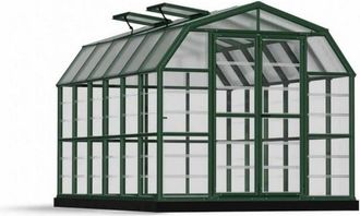 Palram Greenhouse Grand Gardener Clear 8X12 - L388.6 x W264.7 x H238.2 in Green