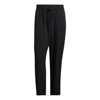 adidas Mens adidas originals Lw Woven Pant Solid Color Drawstring Lacing Sports Pants/Trousers/Joggers Black HM8022