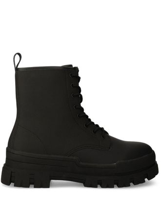 Guess Co Laarzen met logoprint - Zwart