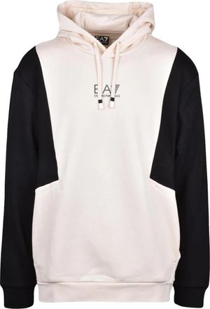 Emporio Armani Felpa con cappuccio - Heren - Hoodies - Veelkleurig - 2XL - Katoen - Hoodies & sweatvesten