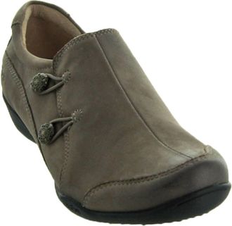 Taos Womens Encore Slip-On Shoes In Taupe Oiled