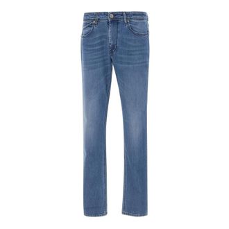 Re-hash Slim Fit Jeans, male, Blue, W42, Rubens-Z Jeans