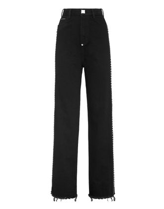 Philipp Plein Jeans Met Wijde Pijpen