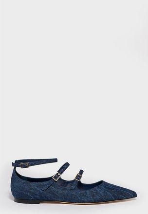 Marion Parke Francine Flat | Denim in Blue at Nordstrom, Size 37.5