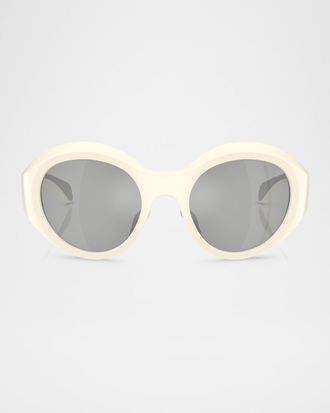 Moncler Men & apos;s ME8005 Round Sunglasses