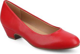 Journee Collection Women & apos;s Comfort Saar Medium and Wide Width Pumps