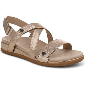 Vionic Cypress Sandal in Bronze at Nordstrom, Size 6.5