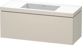Duravit Duravit - Lavabo Para Muebles L-cube C-bonded Con Base, Colgante