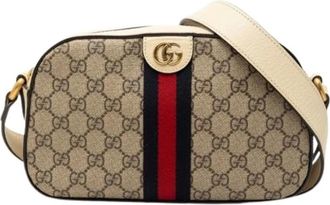 Gucci Pre-owned Cross Body Bags, female, Beige, Size: ONE SIZE Pre-owned Shoulder Bag