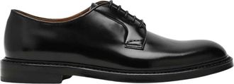 Doucal's Allacciata Derby - Heren - Nette schoenen - Zwart - 44 1/2 EU - Leer - Schoenen
