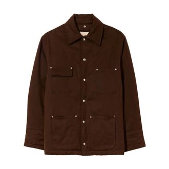 Plan C Plan C, Heren, Jassen, Bruin, Maat: M Katoen