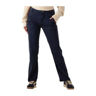 Summum Jeans, Dames, Blauw, M, Wol, Ultra Soft Stretch Twill Straight Jeans