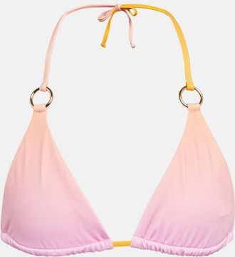 Louisa Ballou Printed bikini top