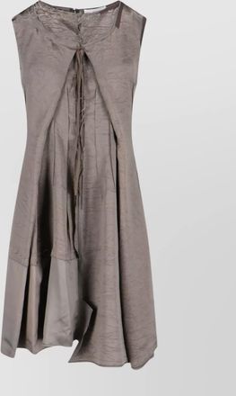 Maison Margiela sleeveless asymmetric hem textured dress