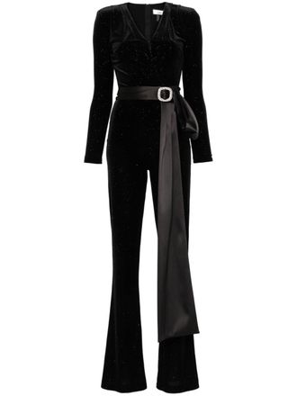 Nissa Tuta intera Tute con strass - Nero