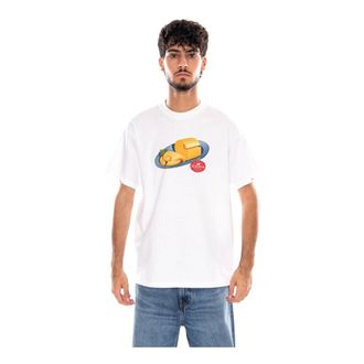 Carhartt Work in Progress Camiseta S/S Fromage - Tops - Hombre - Blanco - XL