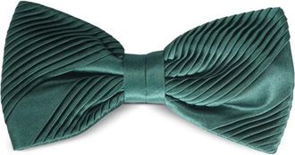 Stefano Ricci Geplooide zijden vlinderdas - Groen
