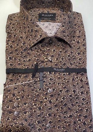 Sand Copenhagen Mens State N 2 Shirt In Brown