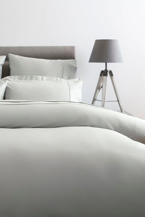 Belledorm Premium Blend 500 Thread Count Duvet Cover in Light Grey | Size: Super King