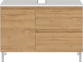 Germania Waschbeckenunterschrank »Torrance« in 2 Breiten, mit Schublade & Füssen aus Metall, griffloses Design, Made in Germany