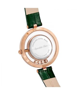 Victoria Hyde London Womens Ladies Watches Small Dial Analog Quartz Woman with Clear Crystal Elegant Gold Watch for green Stainless Steel - One Size