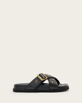 AllSaints Suki Western Leather Sandal
