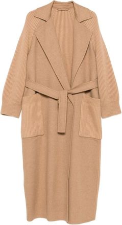 Max Mara Berard wikkeljas - Dames - Mantels - Bruin - Maat: XS Wol