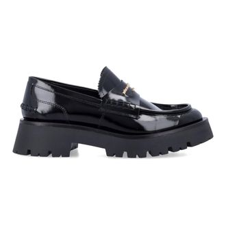 Alexander Wang Loafers, female, Black, 3 1/2 UK, Carter Lug Loafer