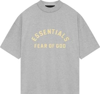 Fear of God SS24 drop2 Crewneck T-Shirt Light Heather Grey 125SP242006F