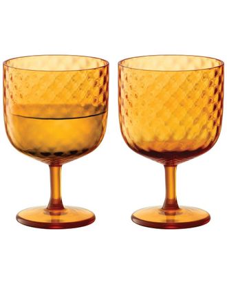 LSA International Lsa International Set Of 2 Dapple Wine Glass 11Oz
