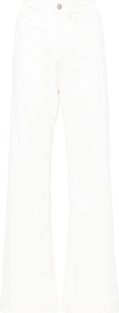 BONPOINT high-waisted flared jeans - women - Elastane/Cotton - 34 - White