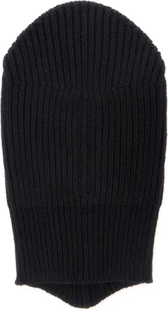 Rick Owens Mens Hat Porterville Skull Black Tech Fabric