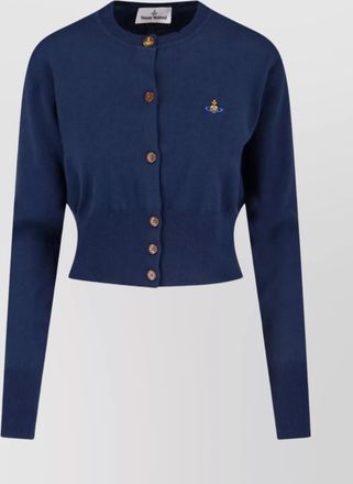 Vivienne Westwood ribbed crewneck knitwear with cuffs and hem
