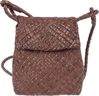 Ibeliv Mini Crossbody Tas - Dames - Rugzakken - Bruin - ONE Size - Leer - Tassen