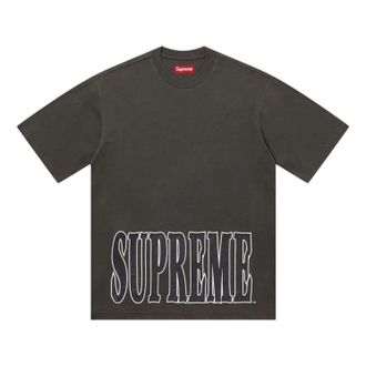 SUPREME Cracked Stretch Short-Sleeve T-Shirt Black FW25KN88-BLACK
