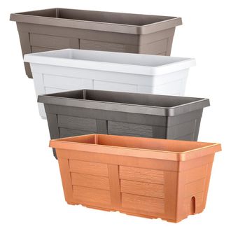 Bama Jardinera Rectangular Cm 100 X 44 X 40 - Antracita