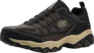 Skechers Mens Afterburn Wonted Sneakers Brown/Taupe 12