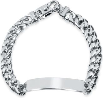 Pompeii3 Mens Cuffed Link 14k Gold (60gram) or Platinum (96gram) 8-11mm Bracelet 8.5